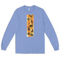 Colony Blue dinosaurs pen wrap Long Sleeve Tee - Artiststas