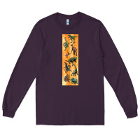 Plum dinosaurs pen wrap Long Sleeve Tee - Artiststas