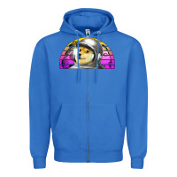 True Royal dogecoin to the mars Zipper Hoodie - Jasminsmagicworld