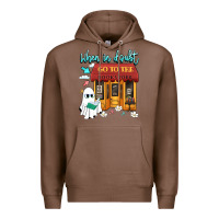 Chestnut when in doubt go to the bookstore Premium Hoodie - Artiststas