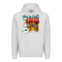 Dove Grey when in doubt go to the bookstore Premium Hoodie - Artiststas