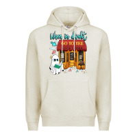 Oatmeal Heather when in doubt go to the bookstore Premium Hoodie - Artiststas