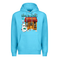 Ocean Blue when in doubt go to the bookstore Premium Hoodie - Artiststas