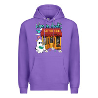 Purple when in doubt go to the bookstore Premium Hoodie - Artiststas