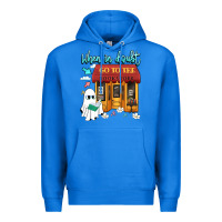 True Royal when in doubt go to the bookstore Premium Hoodie - Artiststas