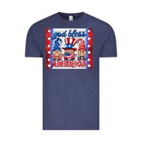 God Bless America Gnomes Vintage Tee | Teevron