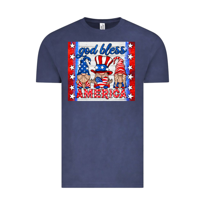 God Bless America Gnomes Vintage Tee by HRA Design Shop | Teevron