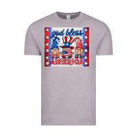 Vintage Zinc god bless America gnomes Vintage Tee - HRA Design Shop