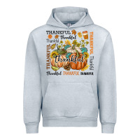 Heather Grey Thankful Urban Hoodie - texasbilliewilder
