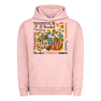 Pigment Salmon Thankful Urban Hoodie - texasbilliewilder