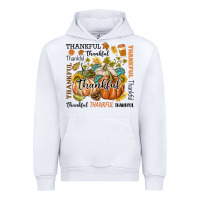 White Thankful Urban Hoodie - texasbilliewilder