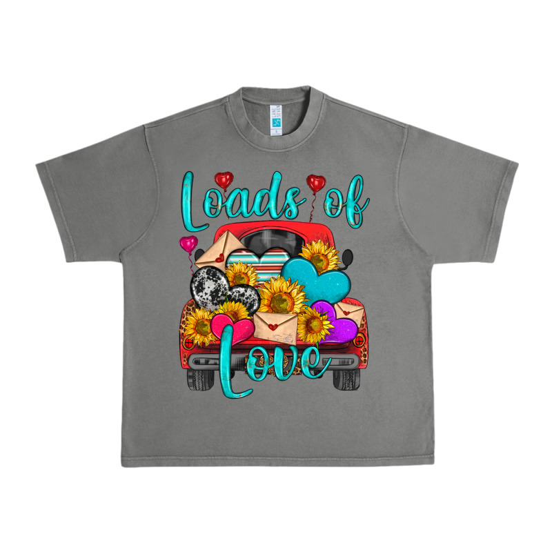 Loads Of Love With Truck Urban Heavy Tee by HRA Design Shop | Teevron