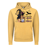 Vintage Mustard Black Witch Vibes Vintage Hoodie - texasbilliewilder