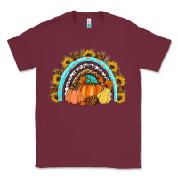 Burgundy Fall rainbow Classic Tee - Artiststas