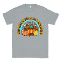 Heather Grey Fall rainbow Classic Tee - Artiststas