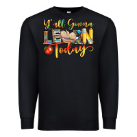 Black yall gonna learn today Premium Sweatshirt - NancyCooperArtShop