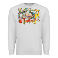 Dove Grey yall gonna learn today Premium Sweatshirt - NancyCooperArtShop