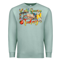 Seafoam yall gonna learn today Premium Sweatshirt - NancyCooperArtShop
