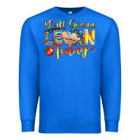 True Royal yall gonna learn today Premium Sweatshirt - NancyCooperArtShop
