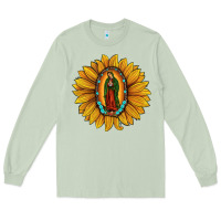 Matcha our lady of guadalupe sunflower Long Sleeve Tee - JahusDesignShop