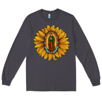 Smoke our lady of guadalupe sunflower Long Sleeve Tee - JahusDesignShop