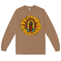 Toasted Coconut our lady of guadalupe sunflower Long Sleeve Tee - JahusDesignShop