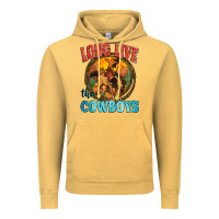 Vintage Mustard long live the cowboys Vintage Hoodie - Zillion Design Studio