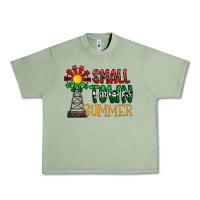 Oil Green small town summer Urban Heavy Tee - CowhideDigitalArt