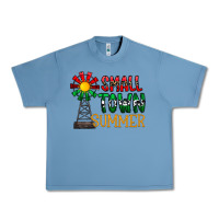 Pebble Blue small town summer Urban Heavy Tee - CowhideDigitalArt