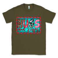 Army Green hugs and kisses Classic Tee - JahusDesignShop