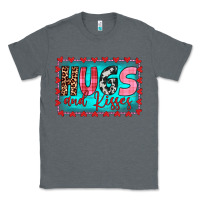 Charcoal Heather hugs and kisses Classic Tee - JahusDesignShop