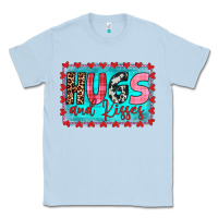 Dusty Blue hugs and kisses Classic Tee - JahusDesignShop