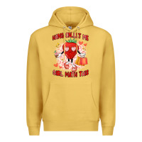Antique Gold hang on,let me girl math this Premium Hoodie - Artiststas