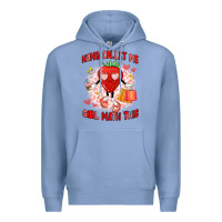 Colony Blue hang on,let me girl math this Premium Hoodie - Artiststas
