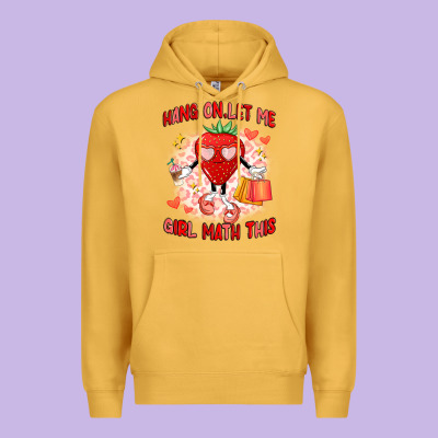 Hang On,let Me Girl Math This Premium Hoodie Designed By Artiststas