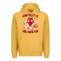 Mustard hang on,let me girl math this Premium Hoodie - Artiststas