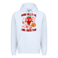 White hang on,let me girl math this Premium Hoodie - Artiststas