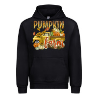 Black Pumpkin farm with truck Urban Hoodie - texasbilliewilder
