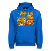 Cobalt Pumpkin farm with truck Urban Hoodie - texasbilliewilder