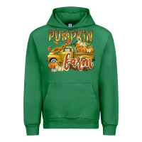 Emerald Pumpkin farm with truck Urban Hoodie - texasbilliewilder