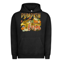 Pigment Black Pumpkin farm with truck Urban Hoodie - texasbilliewilder