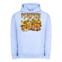 Pigment Grape Ice Pumpkin farm with truck Urban Hoodie - texasbilliewilder
