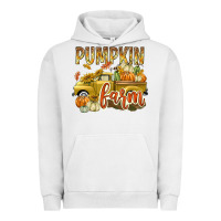 Pigment Lunar Rock Pumpkin farm with truck Urban Hoodie - texasbilliewilder
