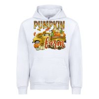 White Pumpkin farm with truck Urban Hoodie - texasbilliewilder