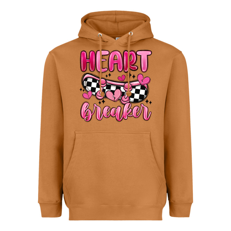 Heart Breaker Heavyweight Hoodie by MaliasSmallBusiness | Teevron