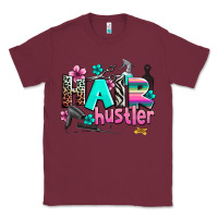 Burgundy hair hustler Classic Tee - AdoDesignShop