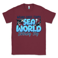 Burgundy Whale Hello There Sea World Birthday Boy Classic Tee - CowhideDigitalArt