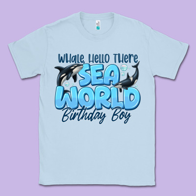 Whale Hello There Sea World Birthday Boy Classic Tee Designed By Cowhidedigitalart