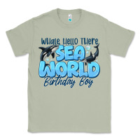 Matcha Whale Hello There Sea World Birthday Boy Classic Tee - CowhideDigitalArt