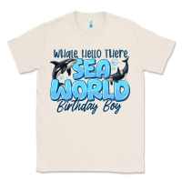 Natural Whale Hello There Sea World Birthday Boy Classic Tee - CowhideDigitalArt